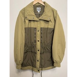 Womens Two Tone Quilt Lined Coat/Jacket- Future Collective For Target Sz M New